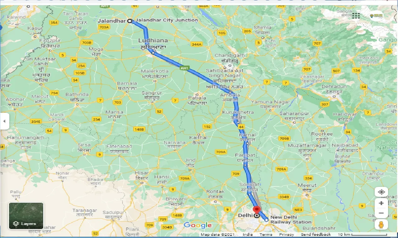jalandhar-to-delhi-one-way
