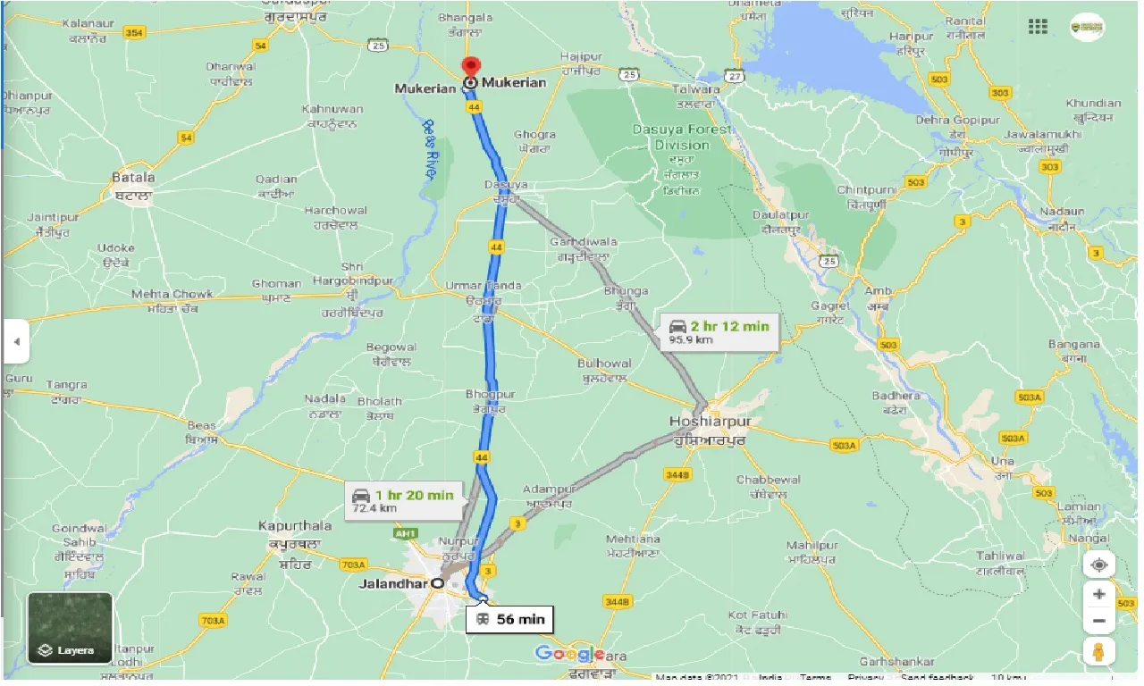 jalandhar-to-mukerian-round-trip