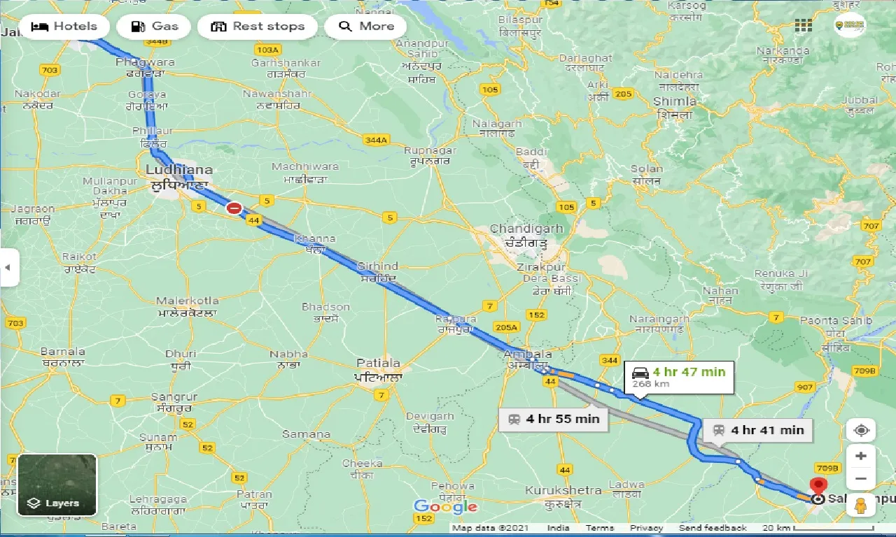 jalandhar-to-saharanpur-round-trip