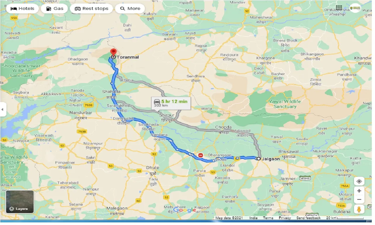 jalgaon-to-toranmal-round-trip