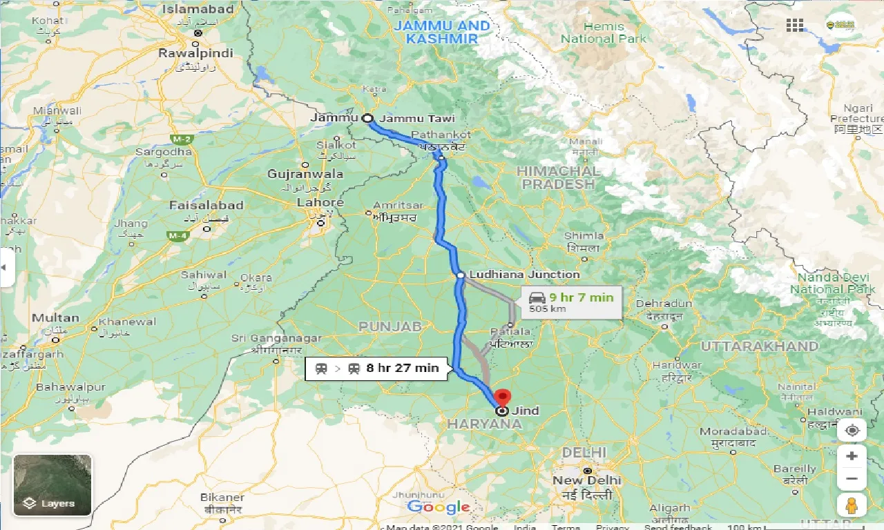 jammu-to-jind-taxi