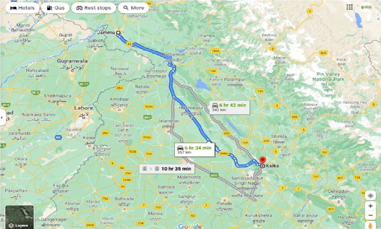 jammu-to-kalka-round-trip