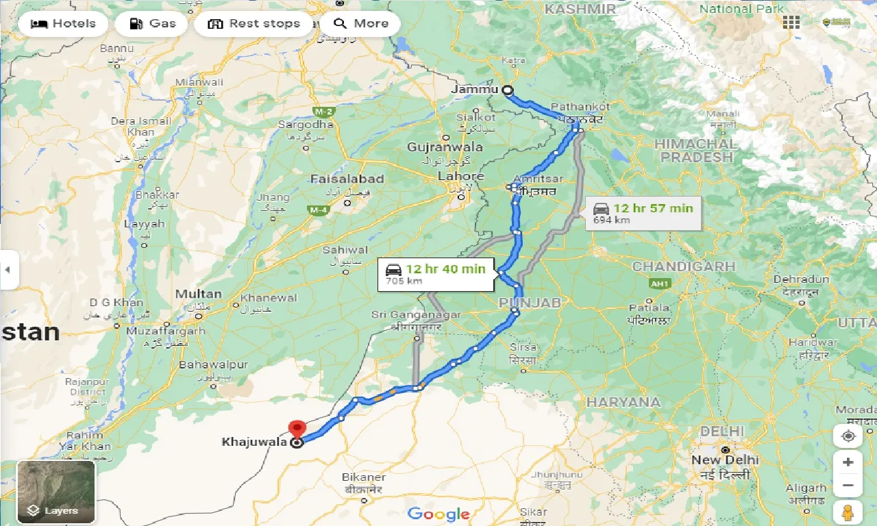 jammu-to-khajuwala-taxi