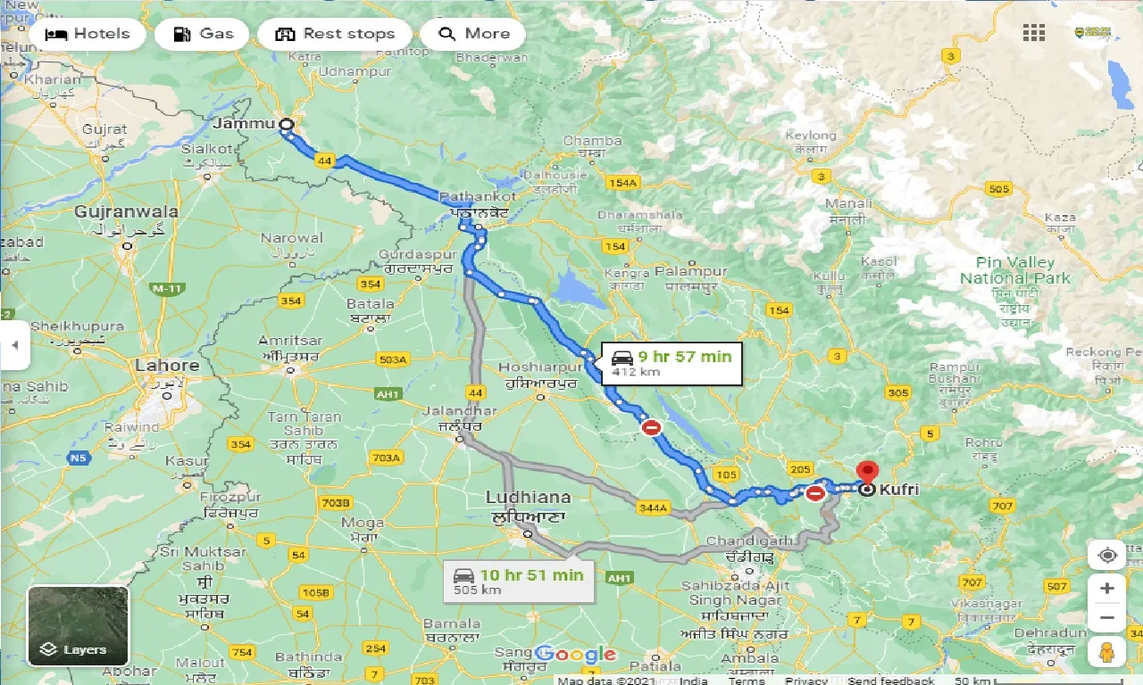 jammu-to-kufri-one-way