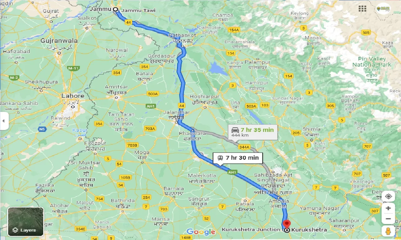 jammu-to-kurukshetra-one-way