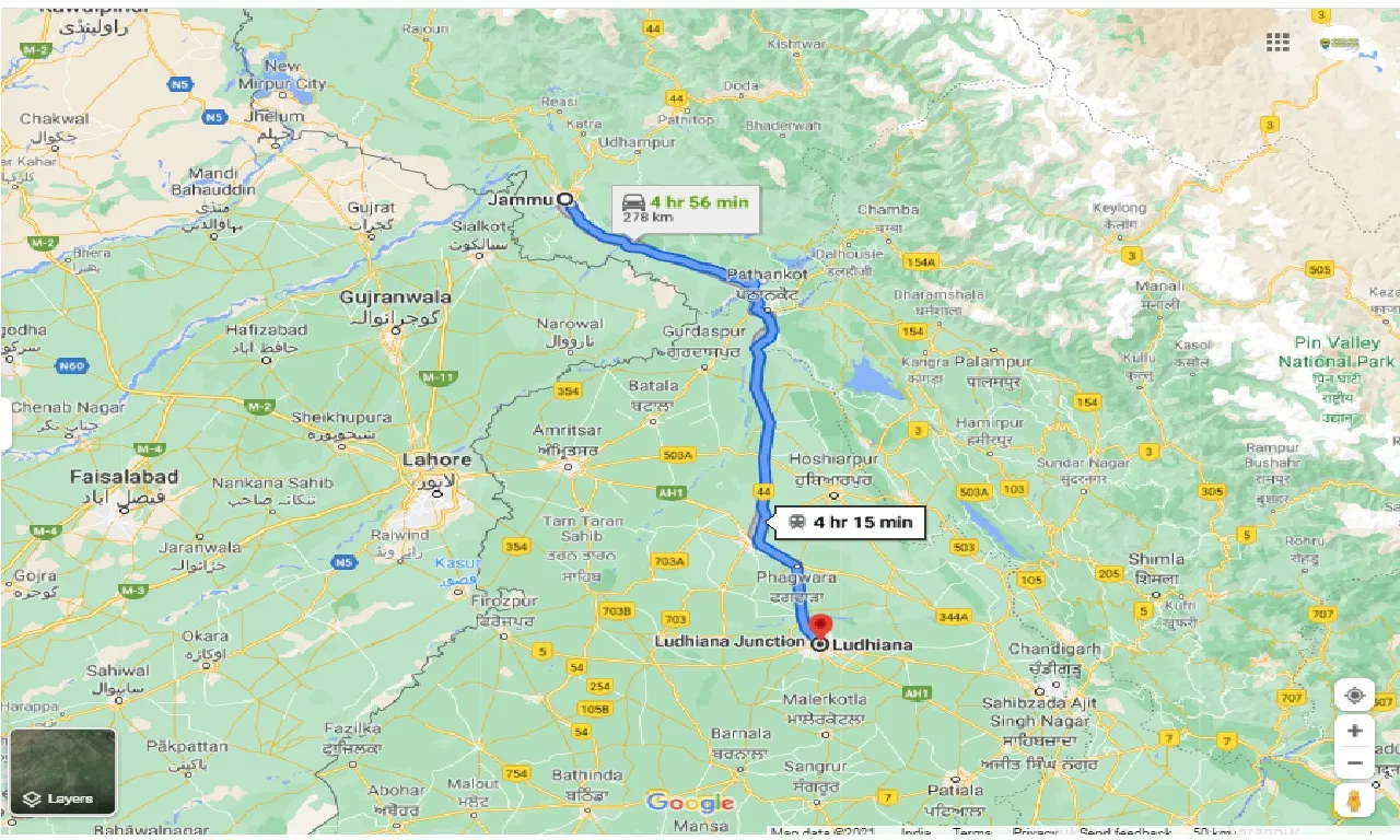 jammu-to-ludhiana-round-trip