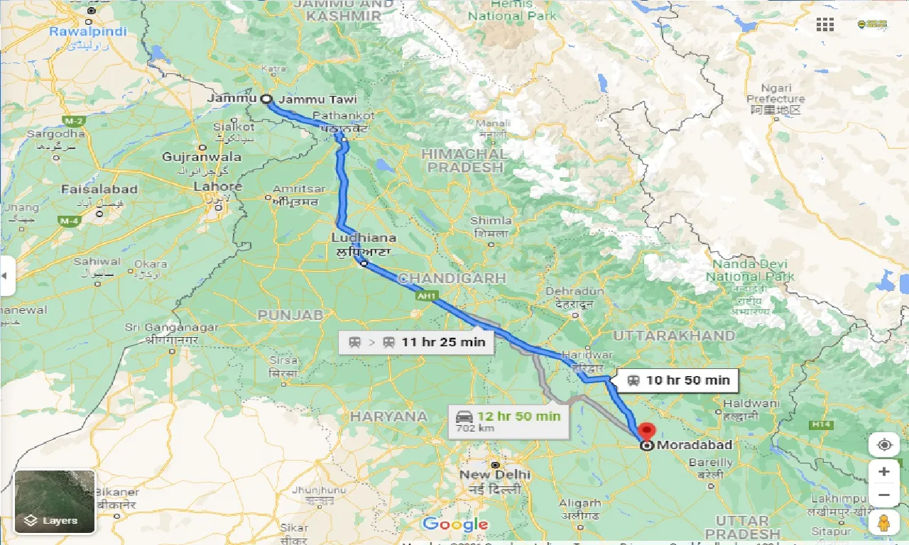 jammu-to-moradabad-one-way
