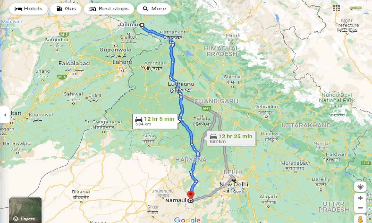jammu-to-narnaul-one-way