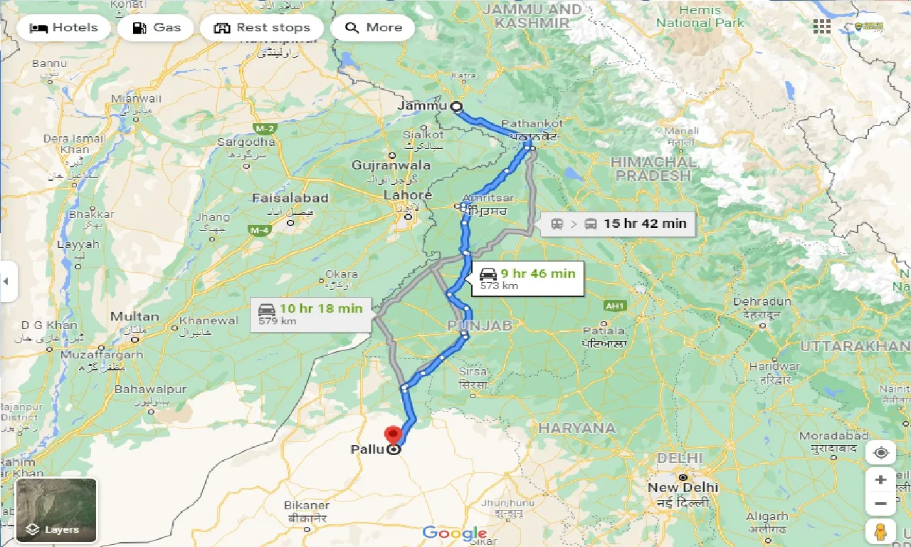 jammu-to-pallu-taxi