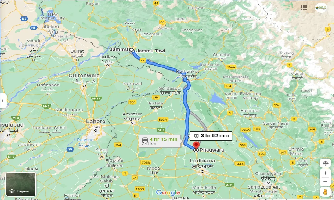jammu-to-phagwara-one-way