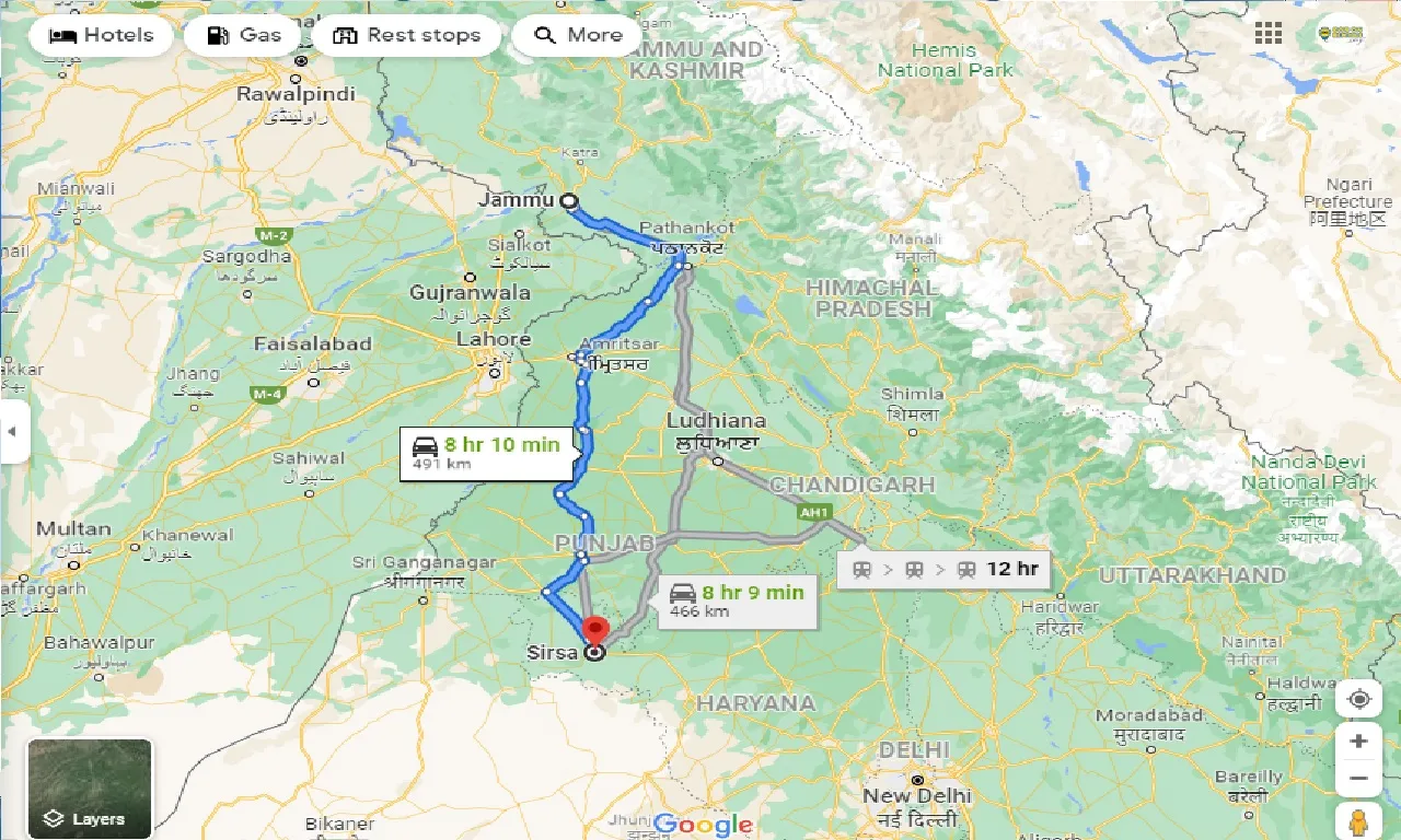 jammu-to-sirsa-one-way