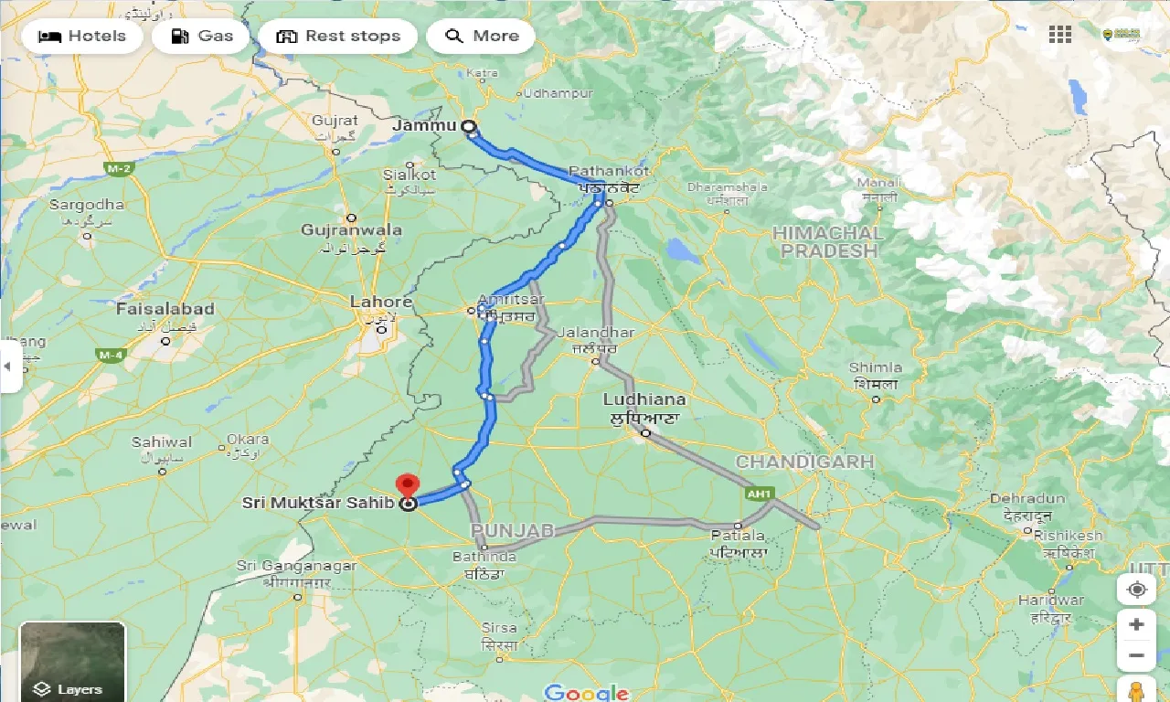jammu-to-sri-muktsar-sahib-one-way