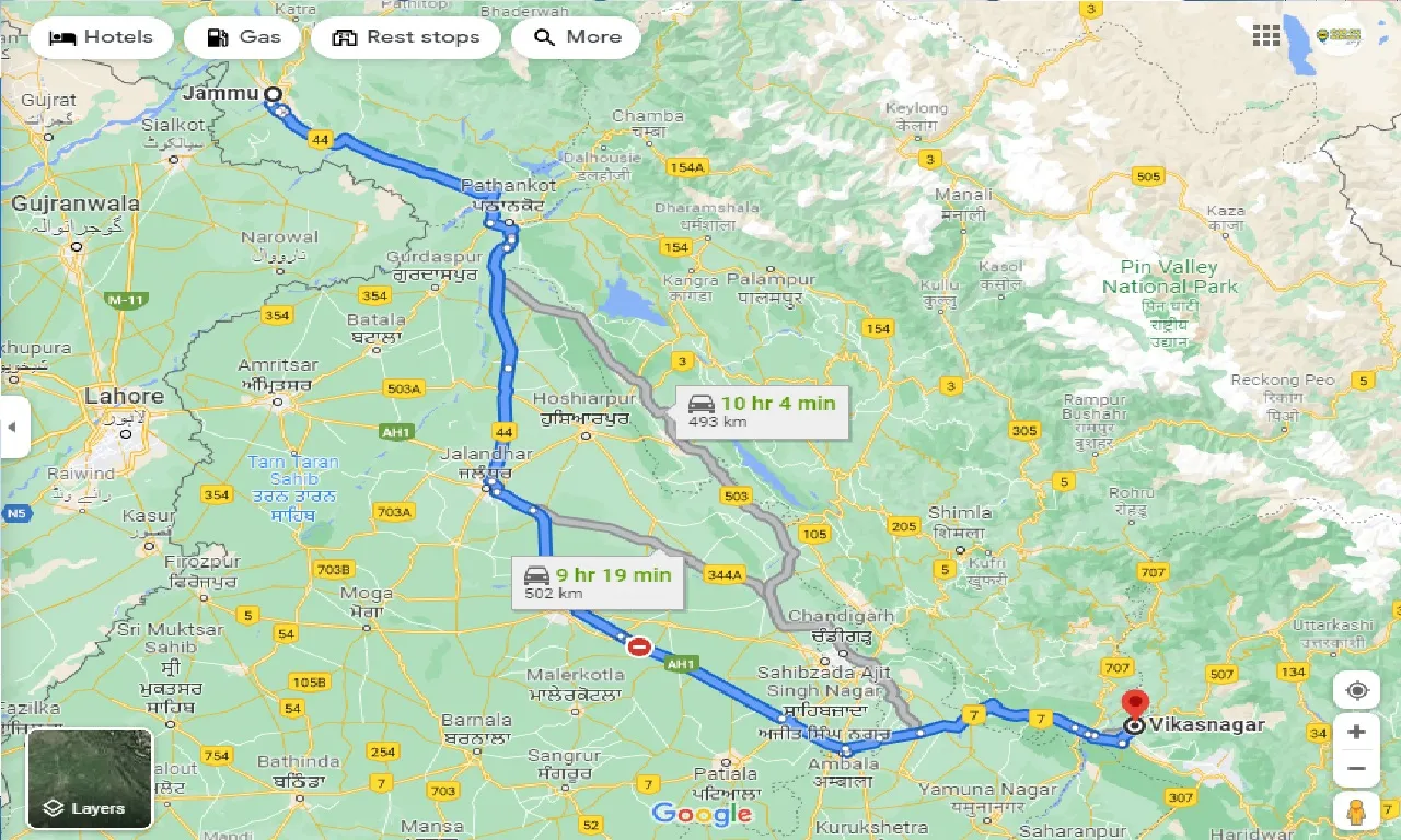 jammu-to-vikasnagar-one-way