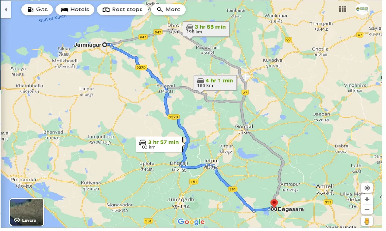jamnagar-to-bagasara-taxi