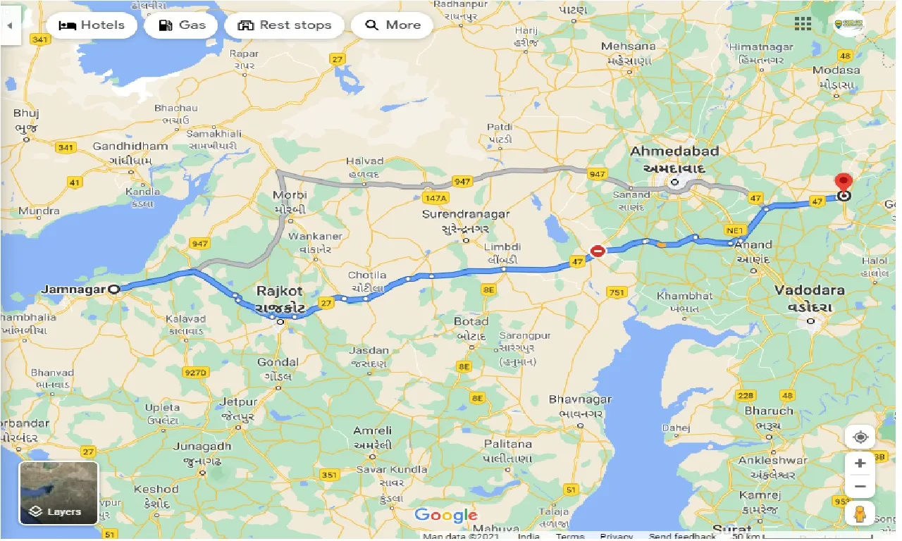 jamnagar-to-balasinor-one-way