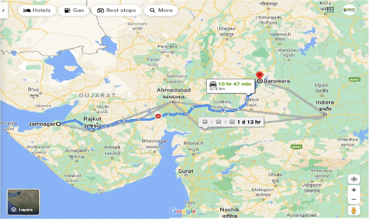 jamnagar-to-banswara-taxi