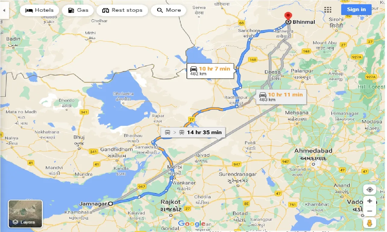jamnagar-to-bhinmal-taxi
