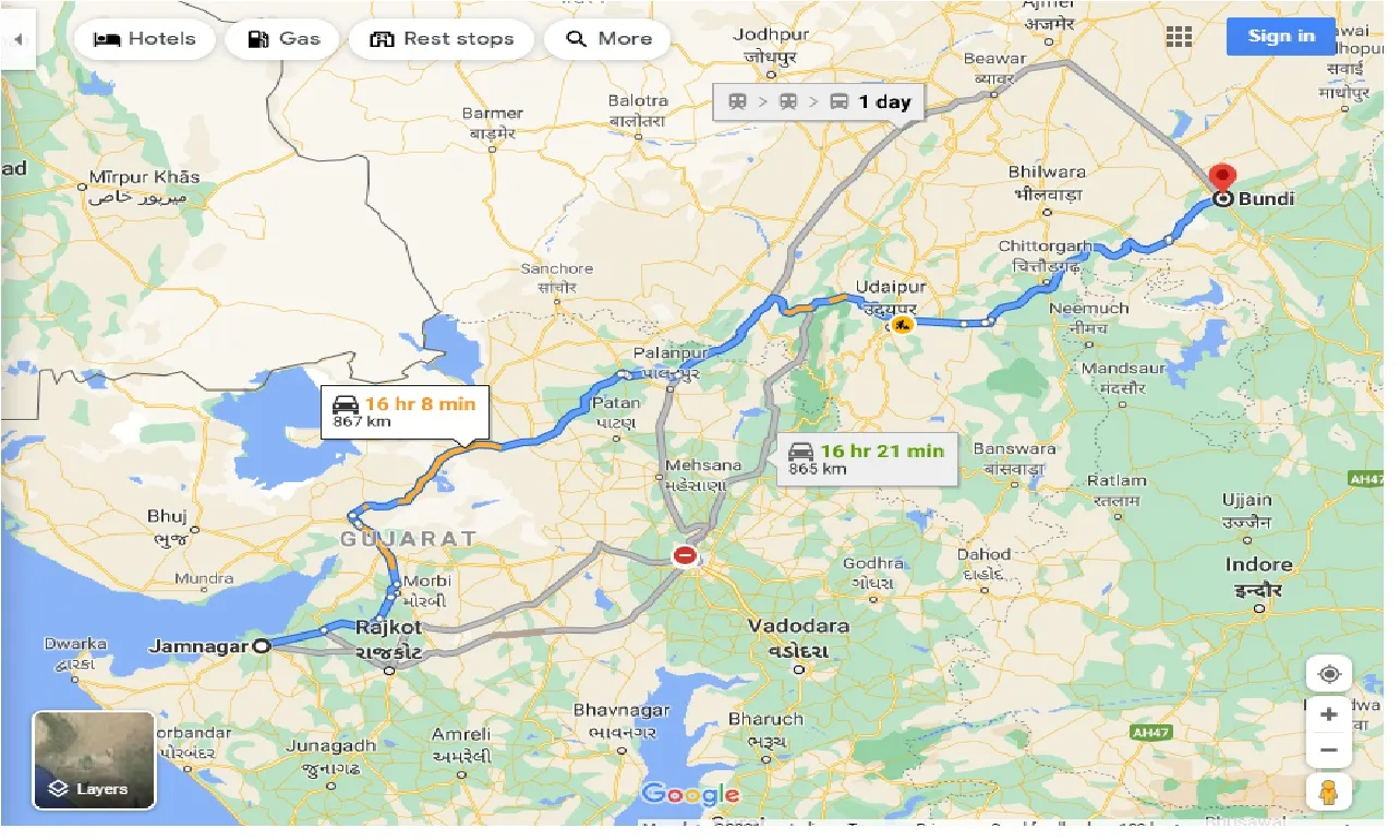 jamnagar-to-bundi-one-way