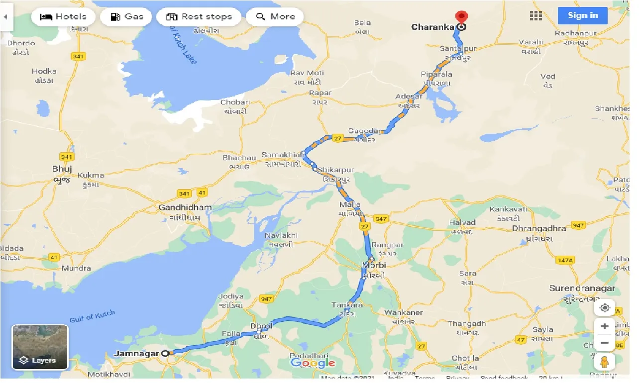 jamnagar-to-charanka-one-way