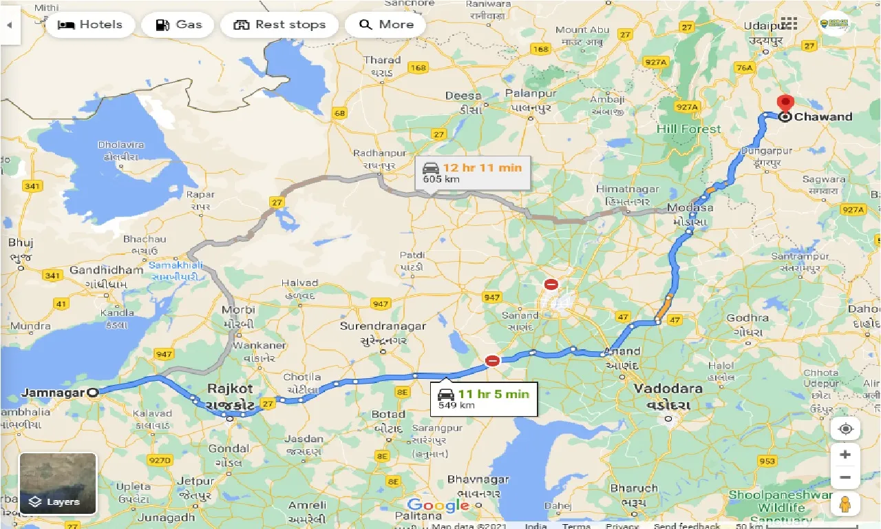 jamnagar-to-chavand-one-way
