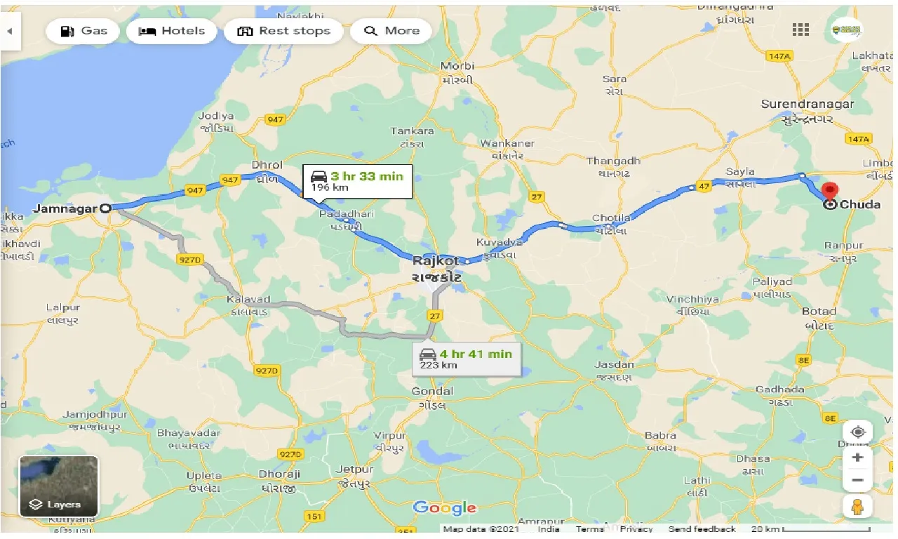 jamnagar-to-chuda-one-way
