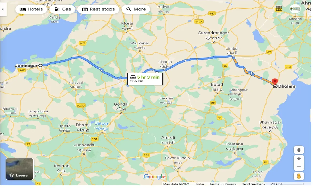 jamnagar-to-dholera-taxi