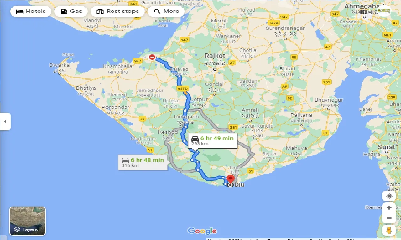 jamnagar-to-diu-round-trip