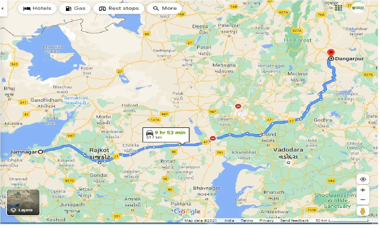 jamnagar-to-dungarpur-taxi