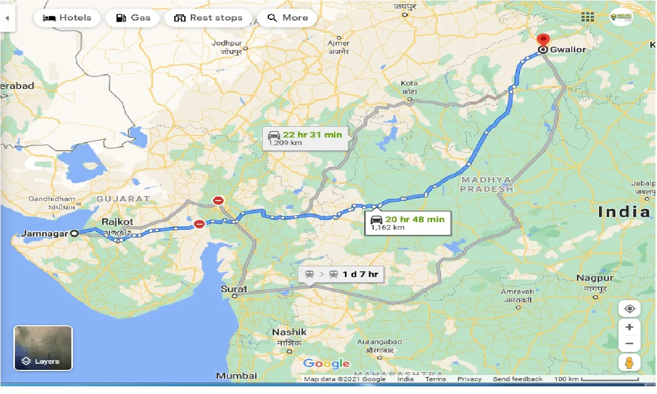 jamnagar-to-gwalior-one-way