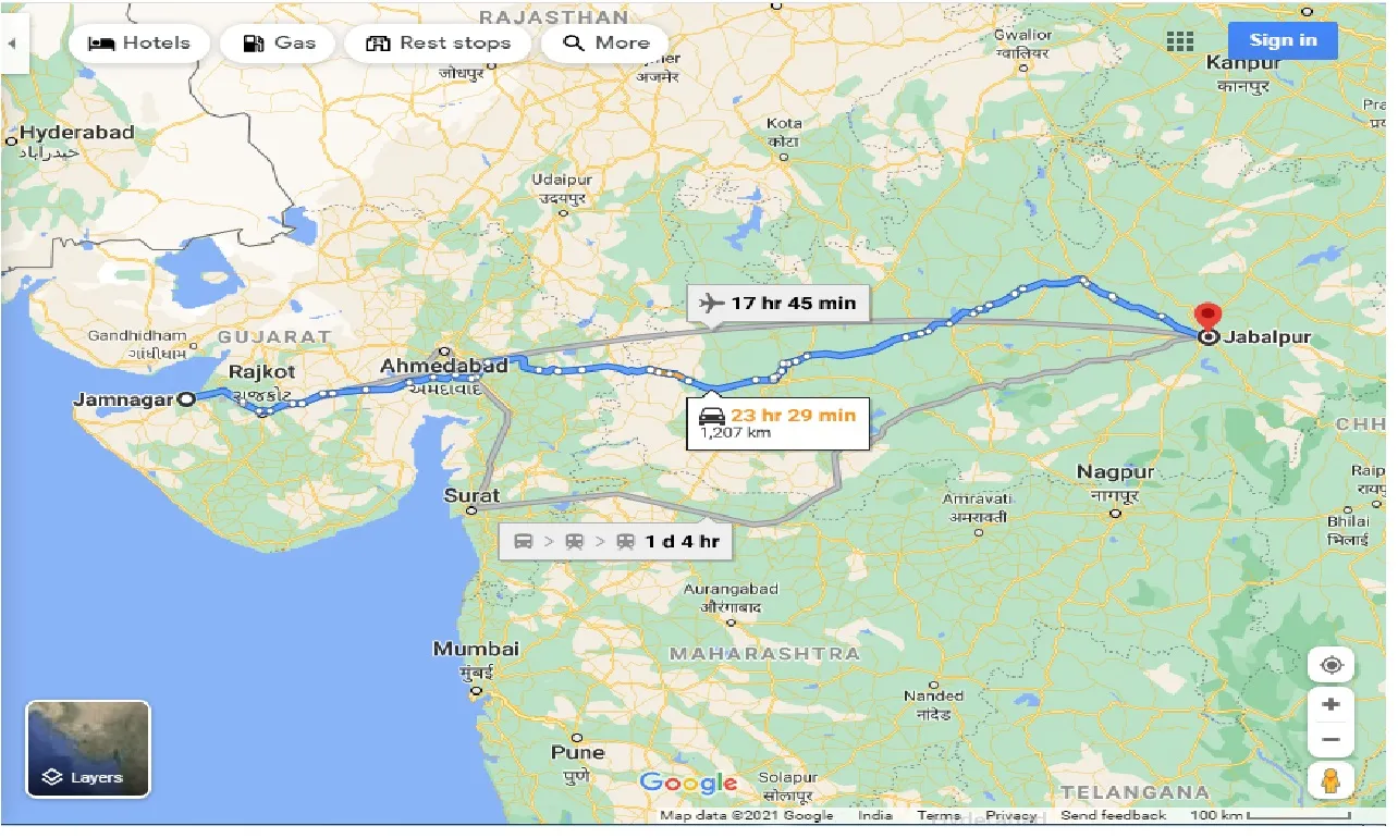 jamnagar-to-jabalpur-one-way
