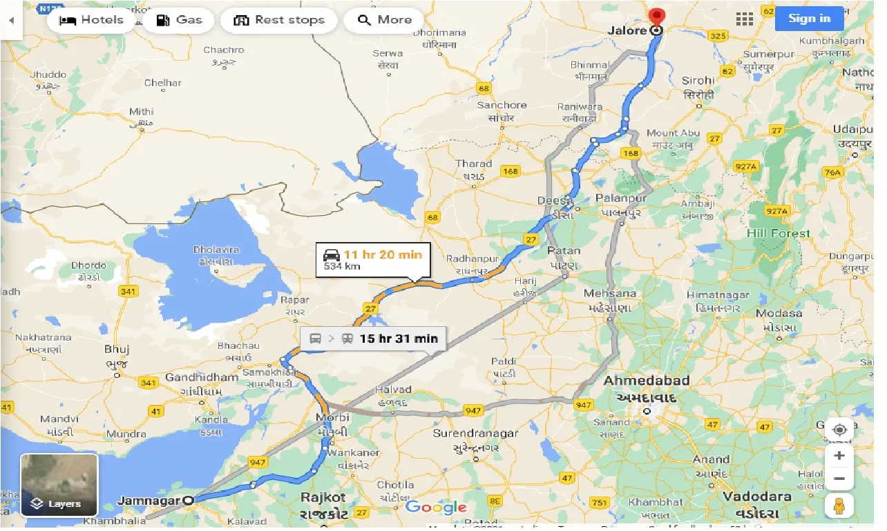 jamnagar-to-jalore-taxi