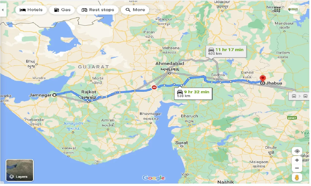 jamnagar-to-jhabua-one-way