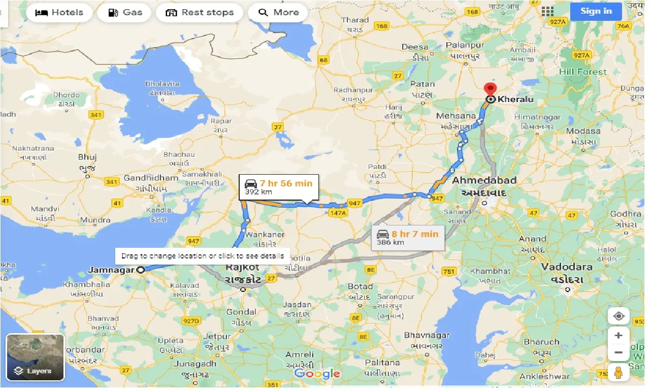 jamnagar-to-kheralu-taxi