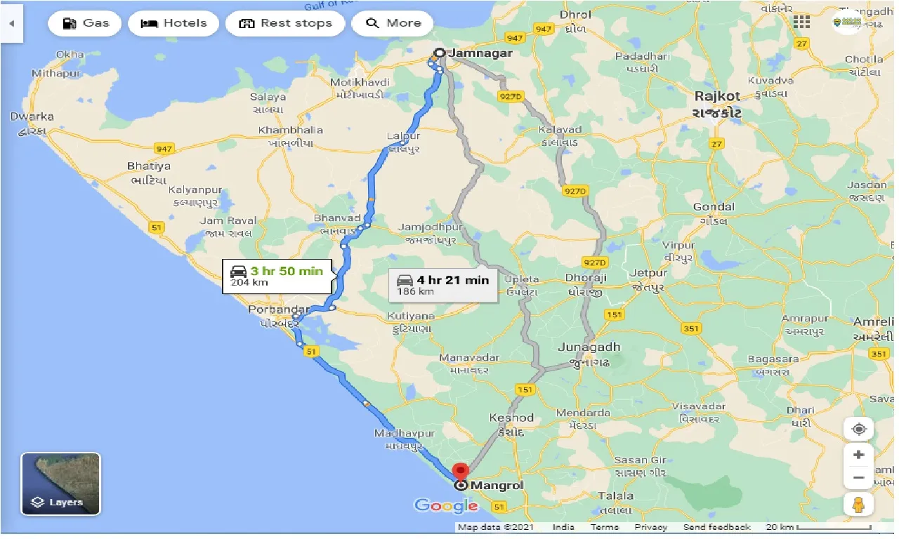 jamnagar-to-mangrol-taxi
