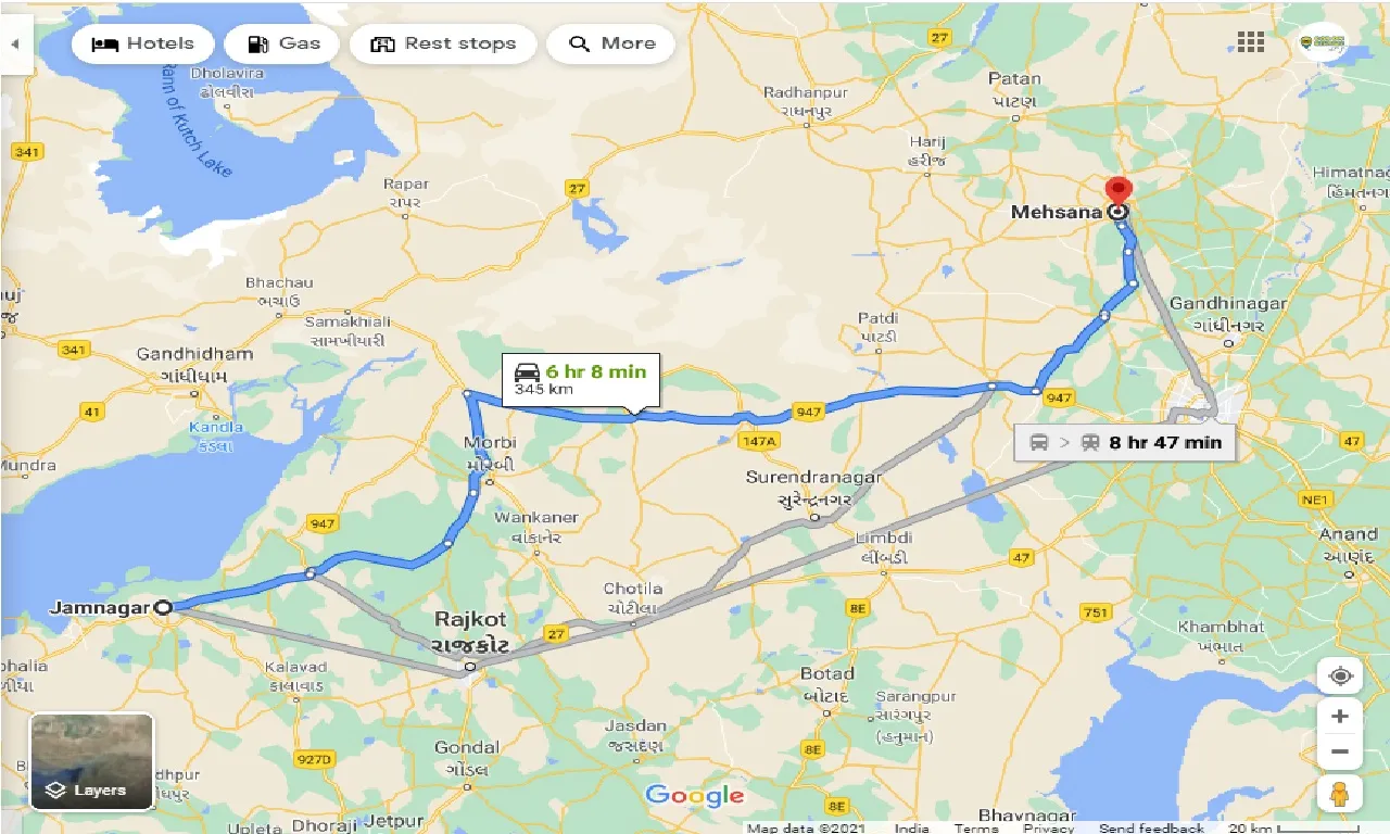 jamnagar-to-mehsana-one-way
