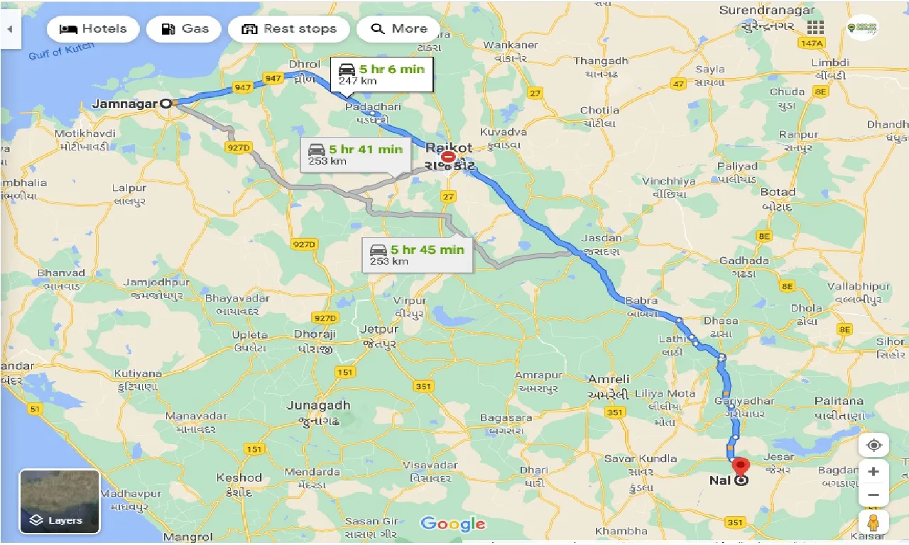 jamnagar-to-nal-taxi