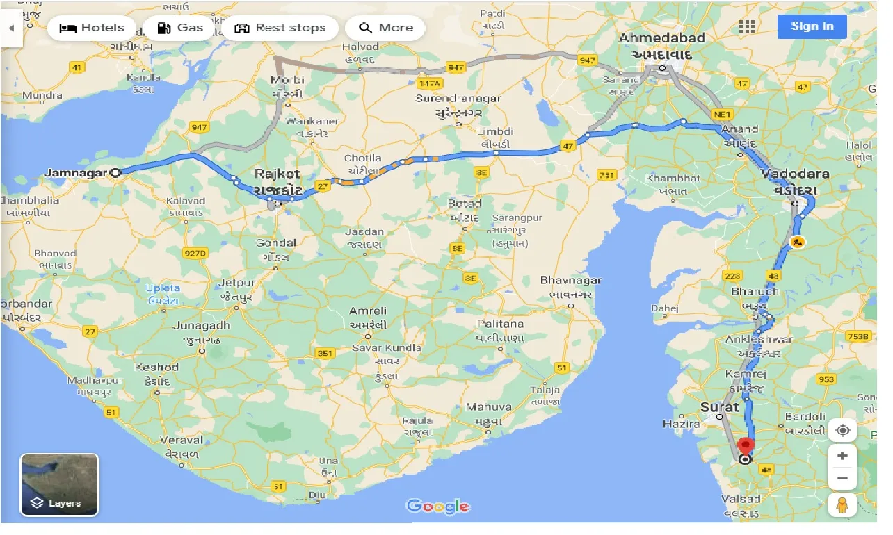 jamnagar-to-navsari-one-way