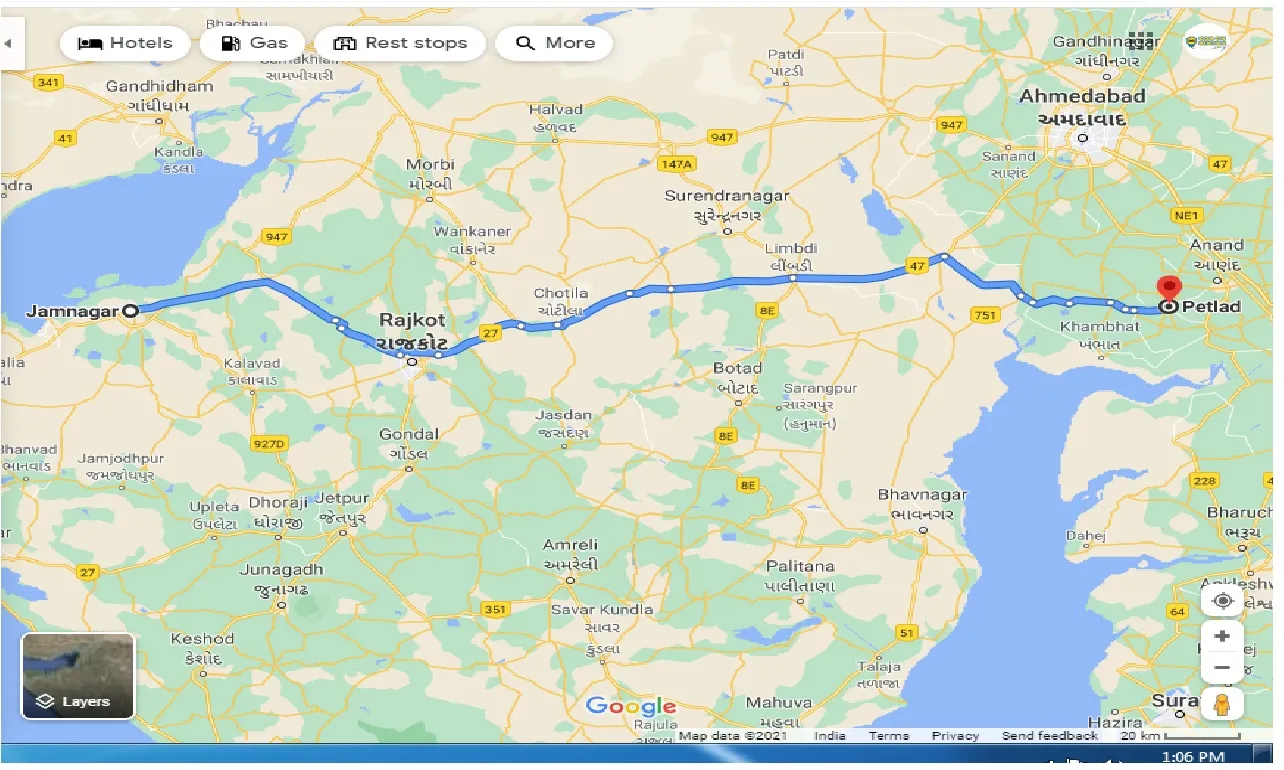 jamnagar-to-petlad-taxi