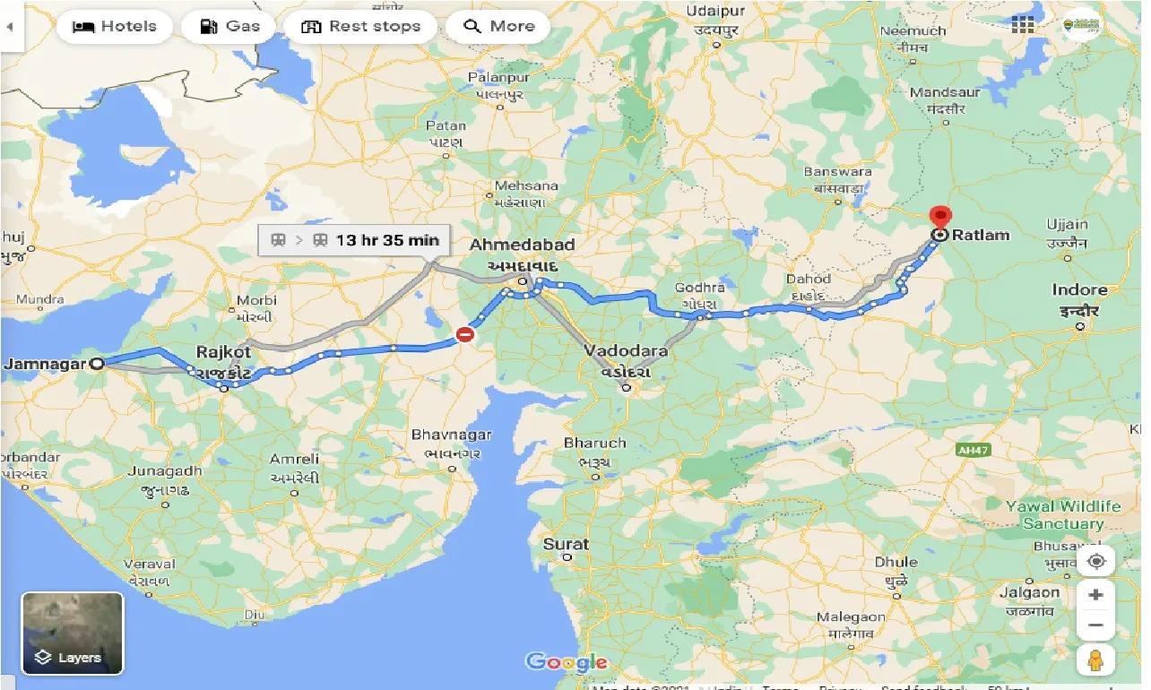 jamnagar-to-ratlam-one-way