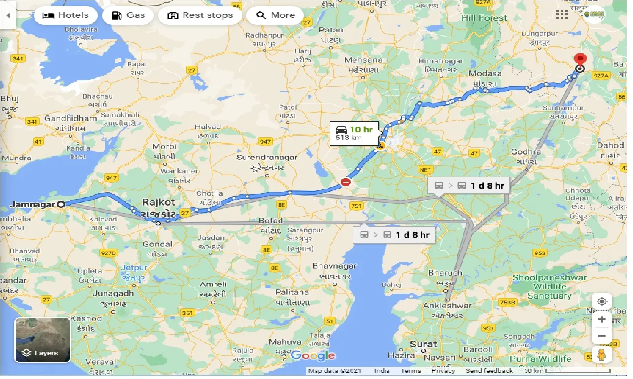 jamnagar-to-sagwara-taxi