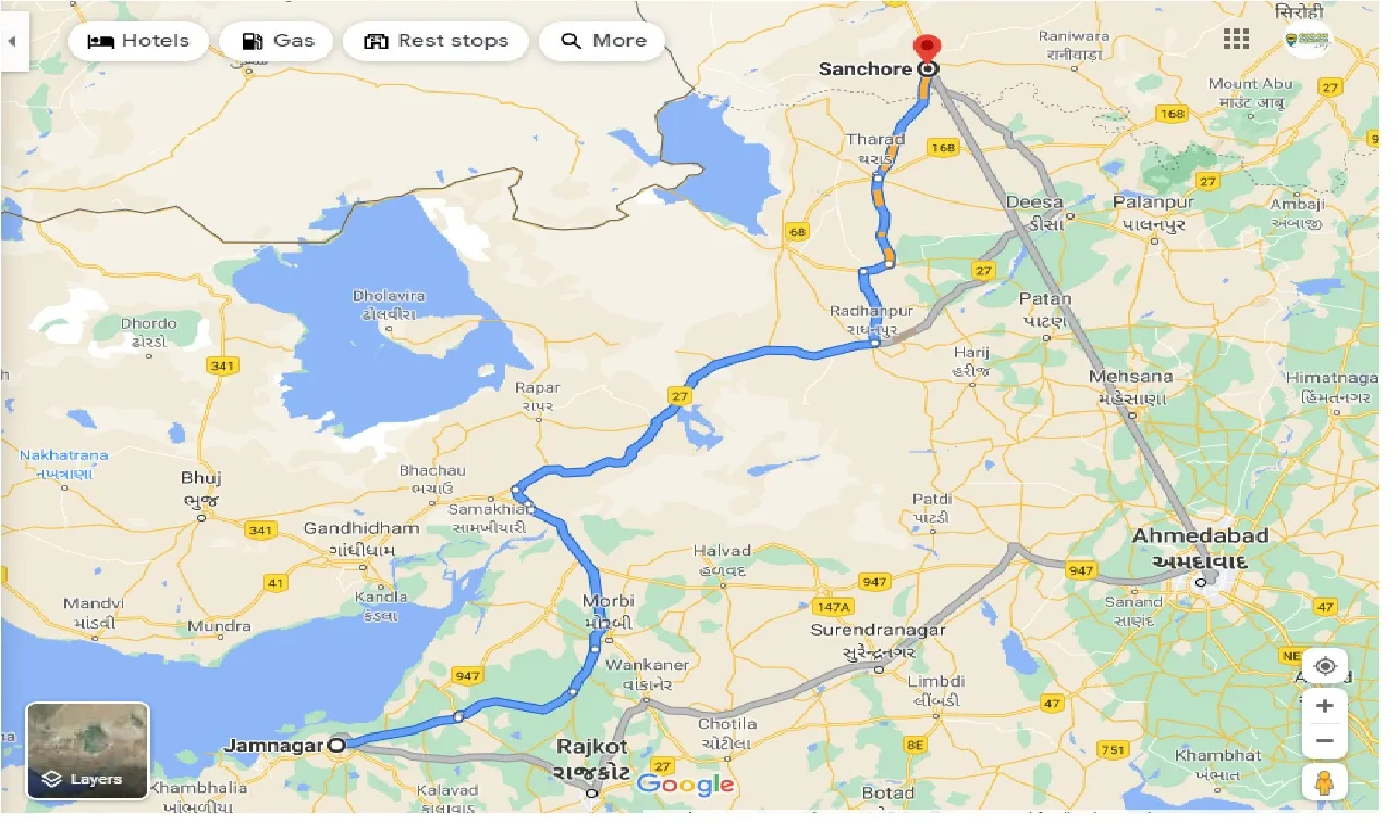 jamnagar-to-sanchore-one-way