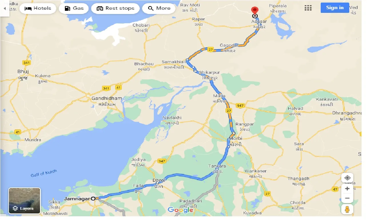 jamnagar-to-sanva-one-way