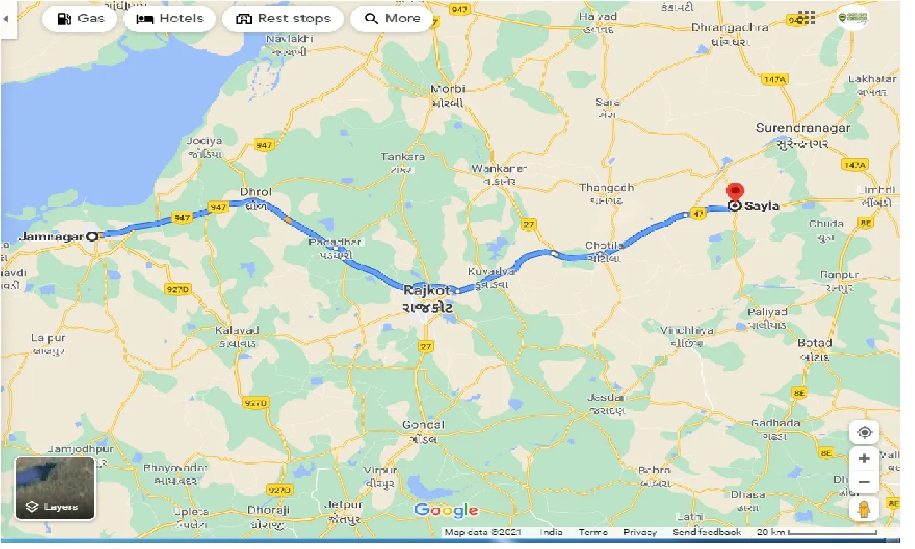 jamnagar-to-sayla-taxi