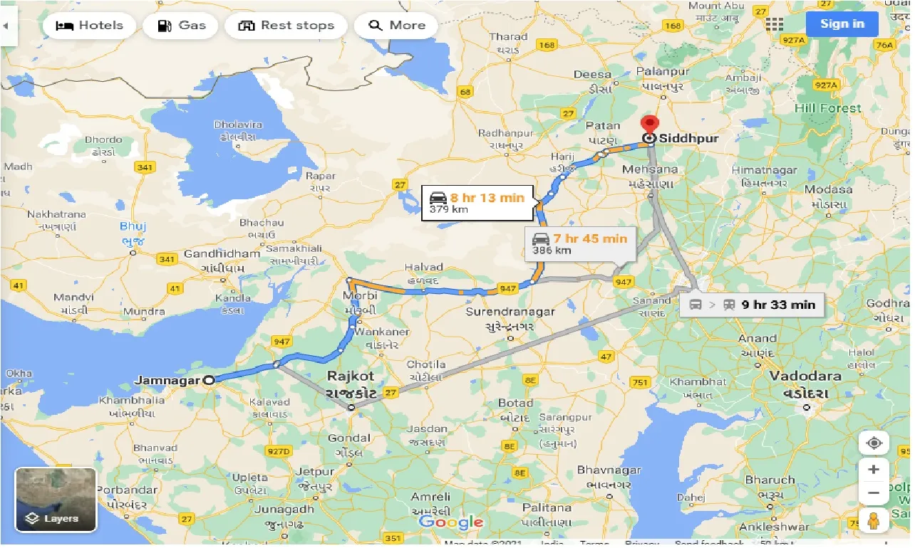 jamnagar-to-siddhpur-taxi
