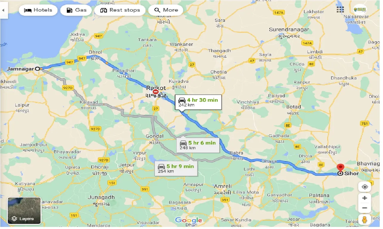 jamnagar-to-sihor-one-way