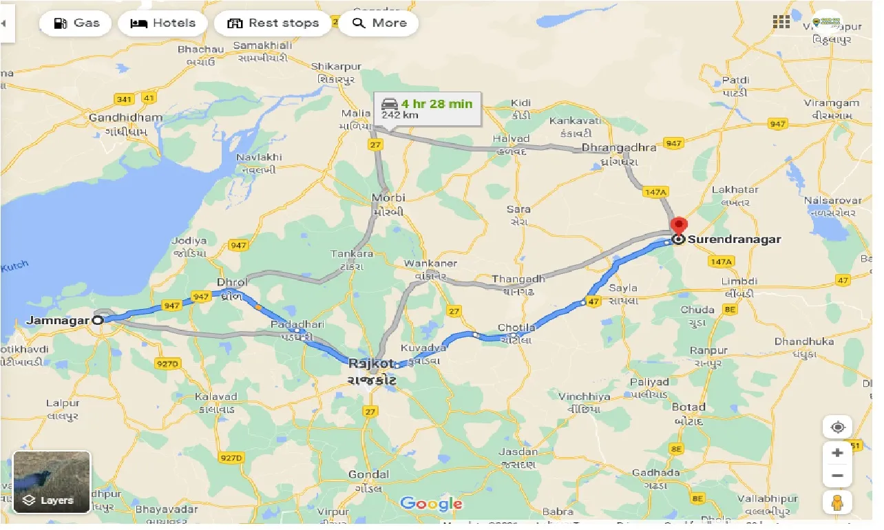 jamnagar-to-surendranagar-taxi