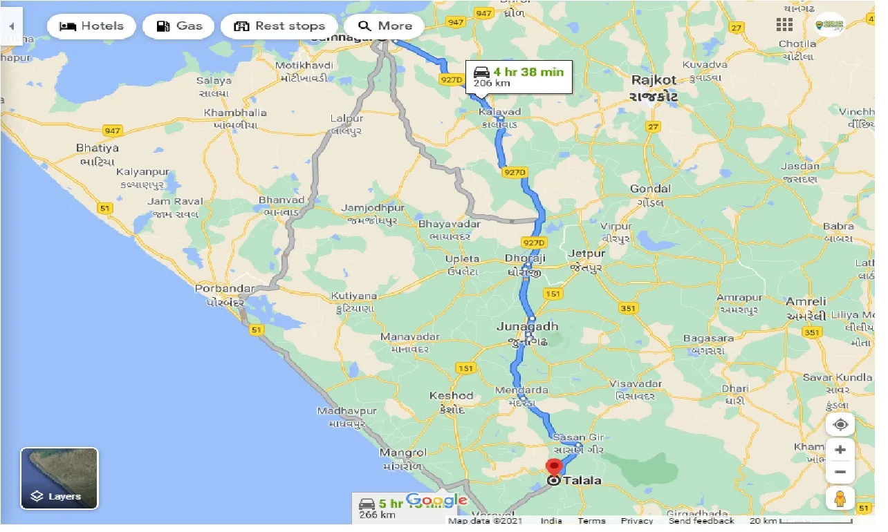 jamnagar-to-talala-taxi