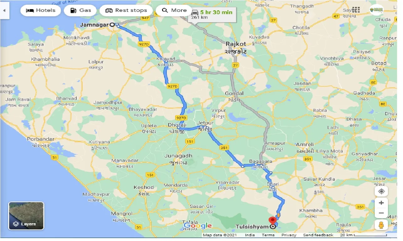 Jamnagar To Tulsishyam Taxi jamnagar-to-tulsishyam-taxi