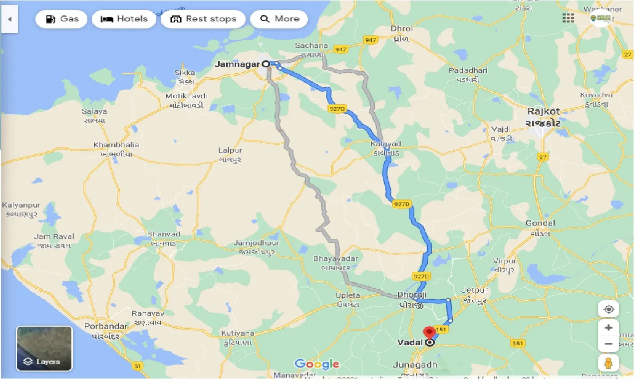 jamnagar-to-vadal-taxi