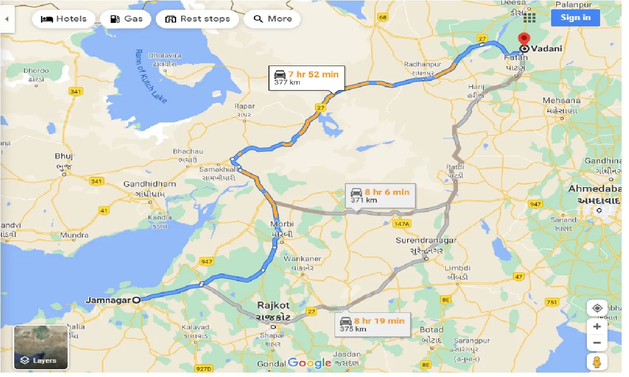 jamnagar-to-vadani-one-way